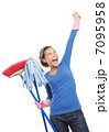 Happy house cleaning woman 7095958