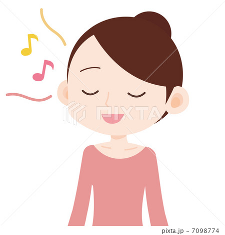 女性 上半身 歌う 女性 上半身 歌う 7098774