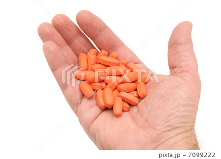 pill in a hand 7099222