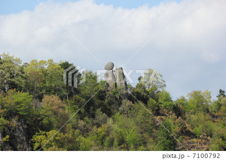 新緑の裏耶馬溪　立羽田の景 7100792