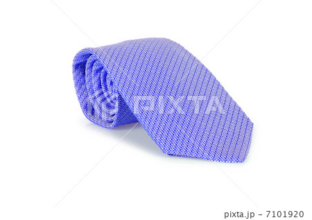 Elegant silk male tie ( necktie ) on white 7101920