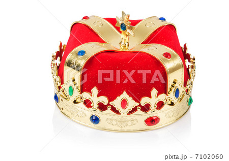 King crown isolated on white King crown isolated on white 7102060