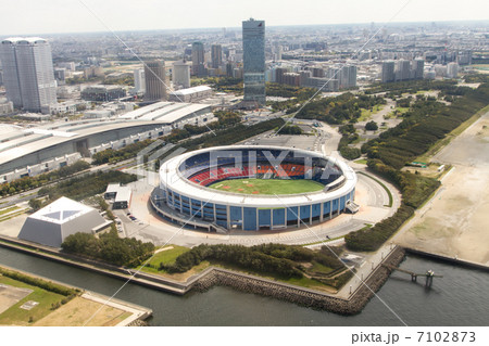 千葉の海浜幕張付近を空撮 7102873