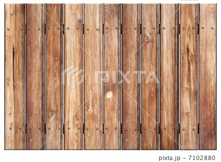 old wooden fence isolated on white 7102880