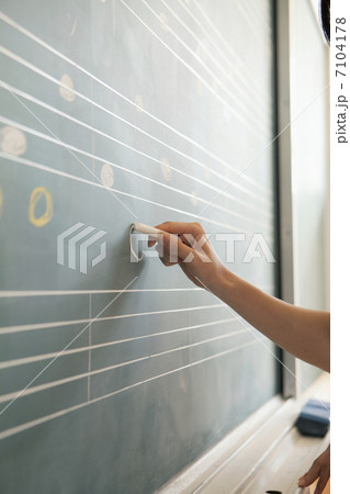 黒板を使う高校生 黒板を使う高校生 7104178