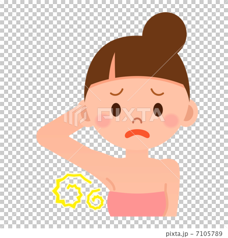 Women who care about the smell of sweat 7105789