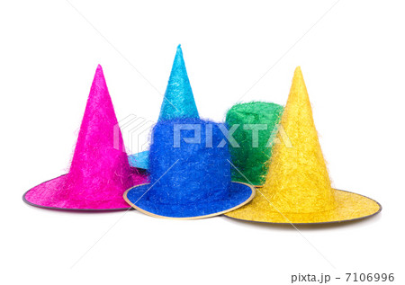 Party hats isolated on the white 7106996