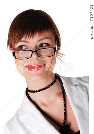 charming brunette business woman charming brunette business woman 7107423