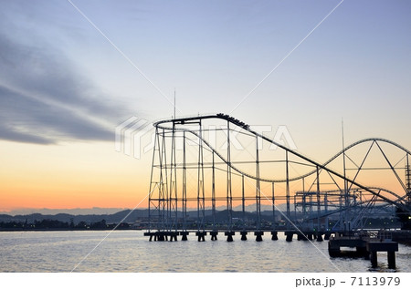 夕景のコースター。２０１３年１月撮影 7113979