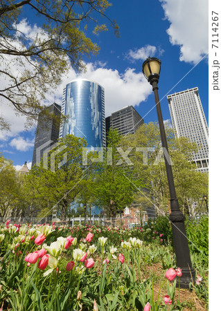 春のニューヨーク、バッテリーパーク 7114267