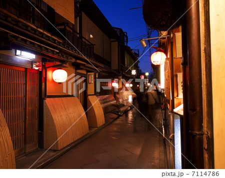 先斗町夕景 7114786