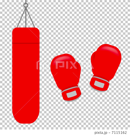 サンドバッグとボクシンググローブ サンドバッグとボクシンググローブ 7115162