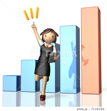 成功を描いた3Dレンダリング画像 成功を描いた3Dレンダリング画像 7116160