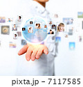 Planet as symbol of social networking 7117585