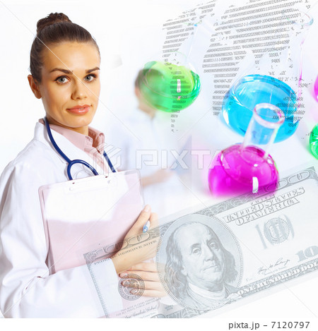Collage with scientist in laboratory Collage with scientist in laboratory 7120797