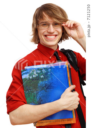 Happy student with books Happy student with books 7121250