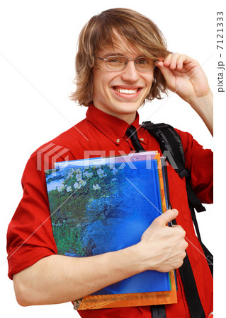 Happy student with books 7121333
