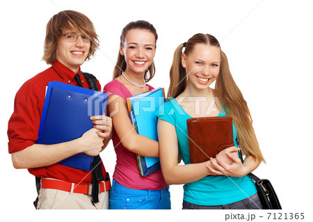 Happy student with books 7121365