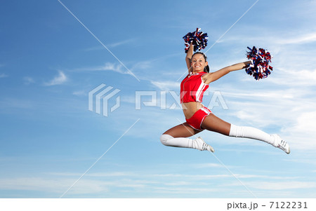 Young female cheerleader 7122231