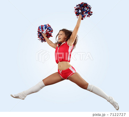 cheerleader girl jumping 7122727