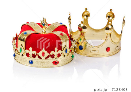 King crown isolated on white 7128403