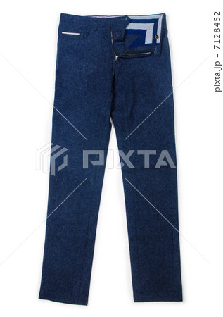 Fashion concept with trousers on white 7128452