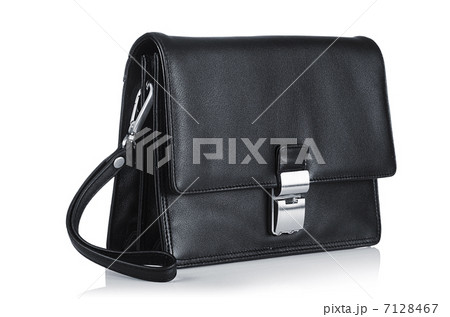 Leather wallet isolated on the white 7128467