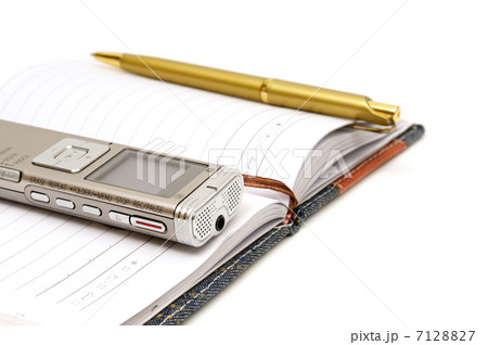 Dictaphone, notepad and ballpen Dictaphone, notepad and ballpen 7128827