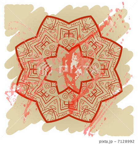 Oriental mandala motif 7128992