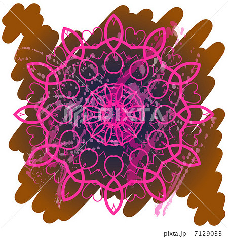Oriental mandala motif yoga karma 7129033