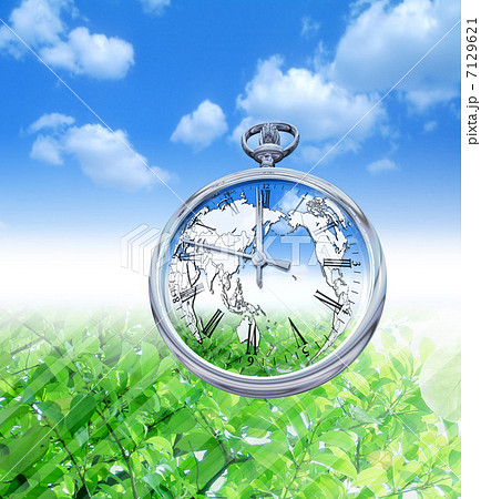 11時57分/世界地図の懐中時計 11時57分/世界地図の懐中時計 7129621