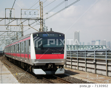 京葉線 E233系 新木場駅 京葉線 E233系 新木場駅 7130902