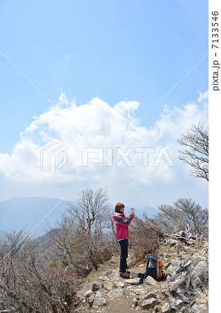 大峰大普賢岳登山 山頂スマホ 大峰大普賢岳登山 山頂スマホ 7133546