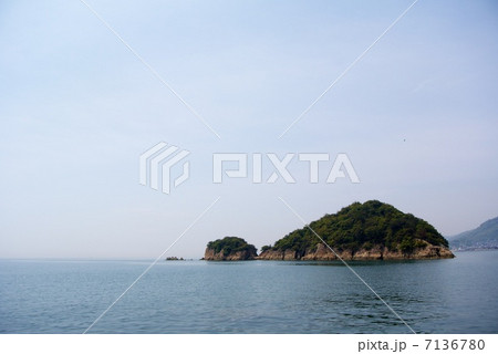 仙酔島からみた皇后島 7136780
