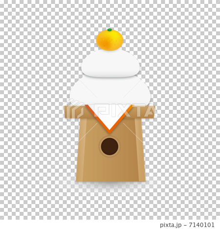 鏡餅【年賀状素材】  7140101