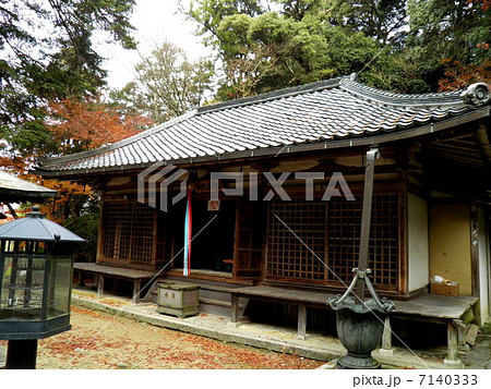 天理　長岳寺　拝堂 7140333