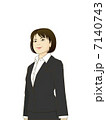 女性・新入社員A（白背景） 7140743