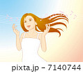 歌う女性 7140744
