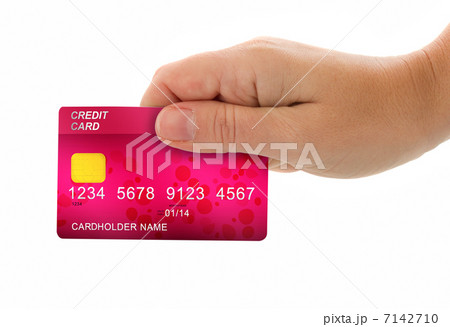 hand holding credit card for payment 7142710