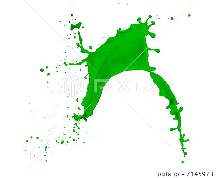 green paint splash 7145973