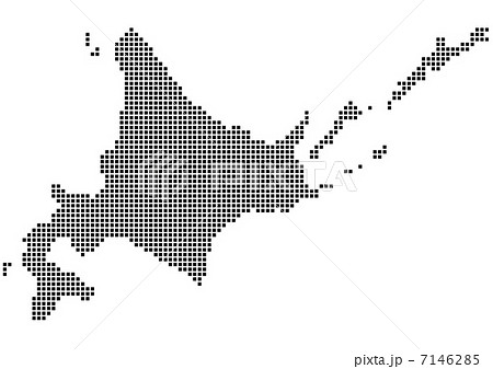 北海道地図(白バック) 北海道地図(白バック) 7146285