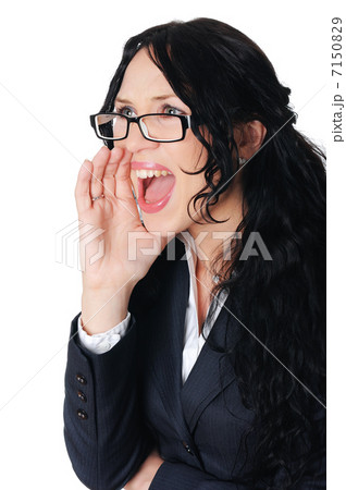 young charming brunette in a business suit young charming brunette in a business suit 7150829