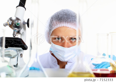 Female scientist in a chemistry laboratory Female scientist in a chemistry laboratory 7152333