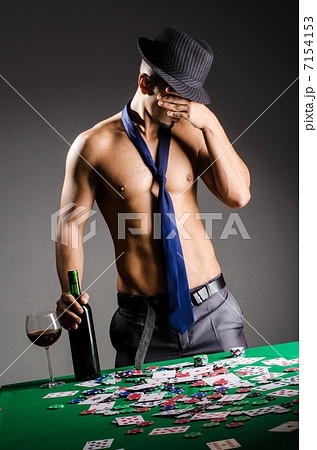 Naked broke businessman in casino Naked broke businessman in casino 7154153