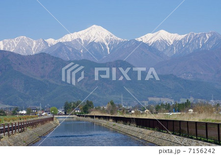 信州 安曇野の灌漑用水「拾ヶ堰」 信州 安曇野の灌漑用水「拾ヶ堰」 7156242