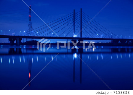 幸魂大橋の夜景 幸魂大橋の夜景 7158338