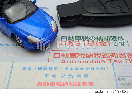 自動車税納税証明書 7158887