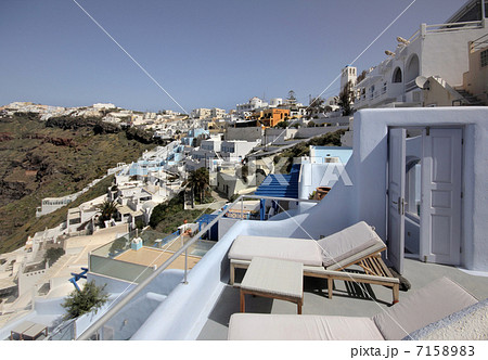 サントリーニの町　フィラ 7158983