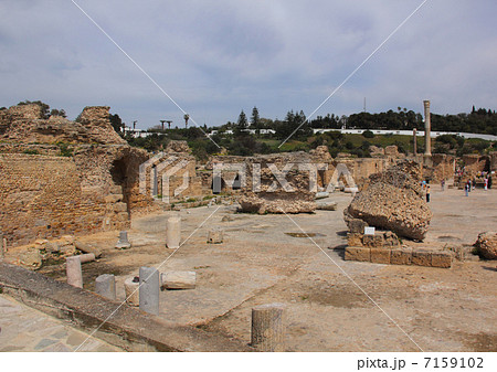 チュニジアのカルタゴ遺跡 7159102