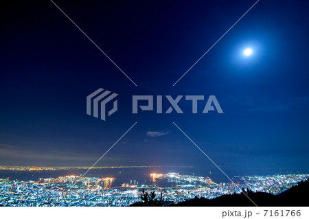 【超広角】日本三大夜景・掬星台の夜景 7161766